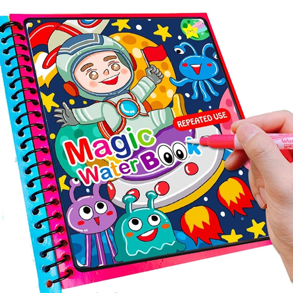 Cahiers de Coloriage à Eau - Magic Water Book - 8 Livres Réutilisables - Non Toxiques - Éducatifs - Mixte - Jeux - Jouets Cahiers de Coloriage à Eau - Magic Water Book - 8 Livres Réutilisables - Non Toxiques - Éducatifs - Mixte - Jeux - Jouets